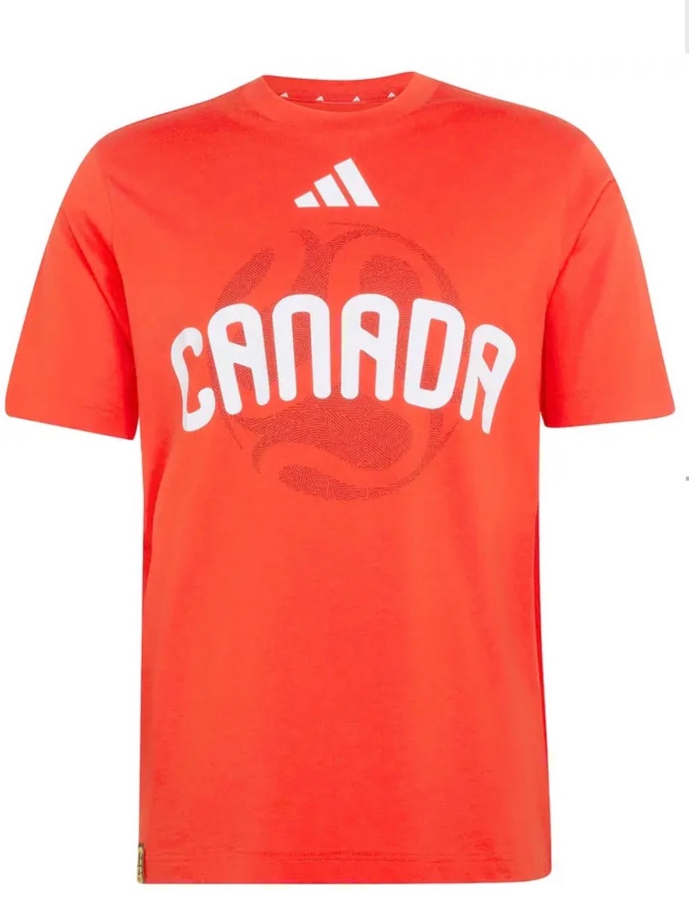 Adidas Canada FIFA WORLD CUP 26™  T-SHIRT Red Cotton Size L Men’s Tee Cotton new